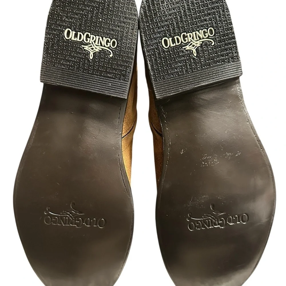Old Gringo Tan Leather Ankle Boots size 12 new without tags, no box